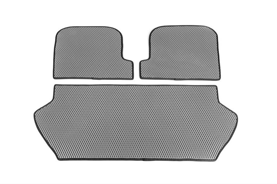 Volvo XC90 2002–2014 Kofferbakmat 3-delig (EVA, grijs) Foto 1