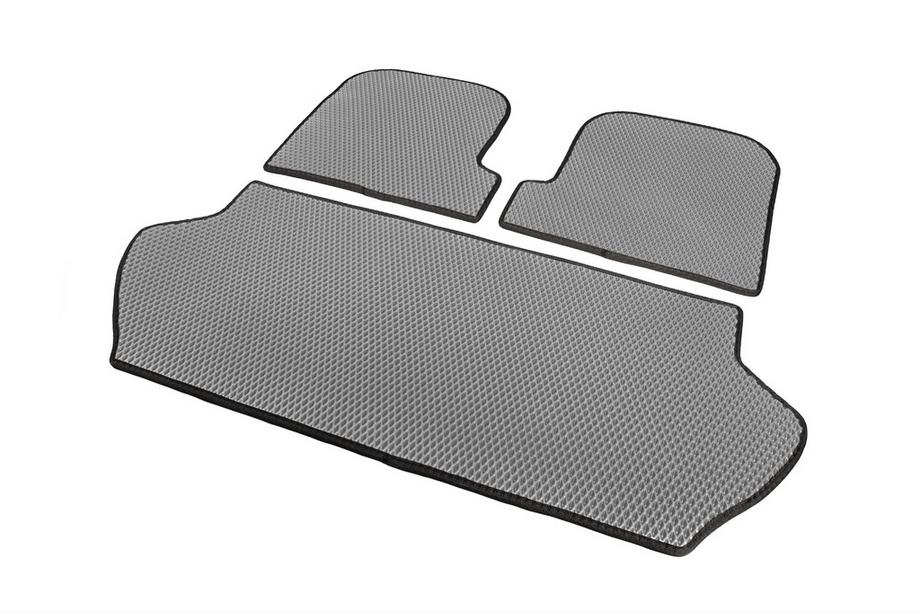 Volvo XC90 2002–2014 Kofferbakmat 3-delig (EVA, grijs) Foto 2