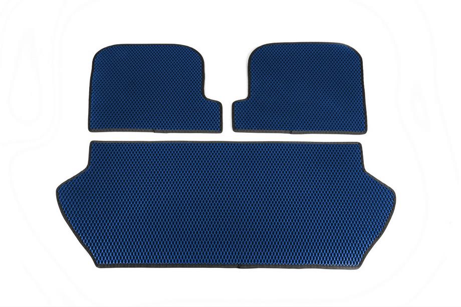 Volvo XC90 2002–2014 Kofferbakmat 3-delig (EVA, blauw) Image