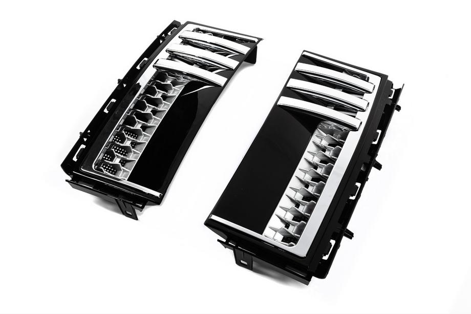 Range Rover III L322 2002–2012 Spatbordroosters in V3-stijl (2005-2013) Image