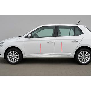 Deurlijsten (4-delig, RVS) Skoda Fabia 2014–2021 foto 1
