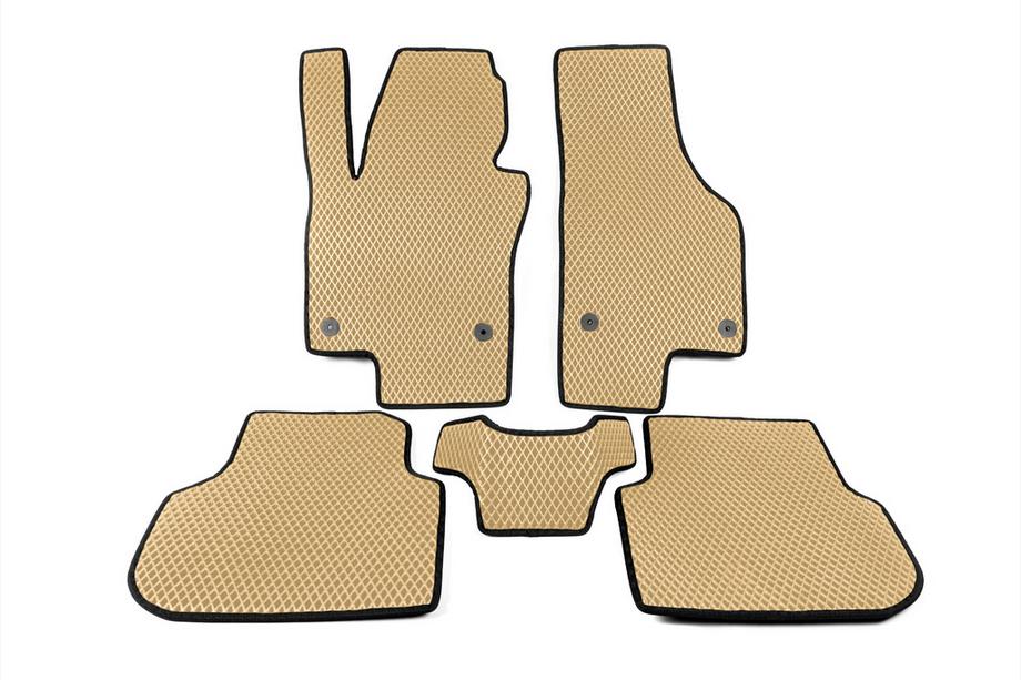 Volkswagen Jetta 2011–2018 EVA automatten (Beige) Image
