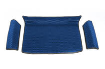Volkswagen Sharan 2010–2023 Onderste kofferbakmat (EVA, blauw) foto 1
