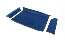 Volkswagen Sharan 2010–2023 Onderste kofferbakmat (EVA, blauw) foto 2