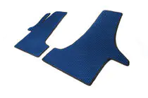 Volkswagen T5 Transporter 2003–2010 EVA automatten (Blauw, voor, 2+1) foto 2