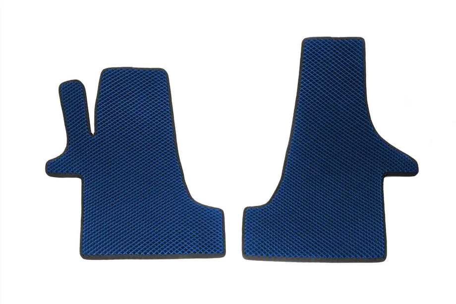 Volkswagen T5 Transporter 2003–2010 EVA automatten (Blauw, voor, 2+1) Image