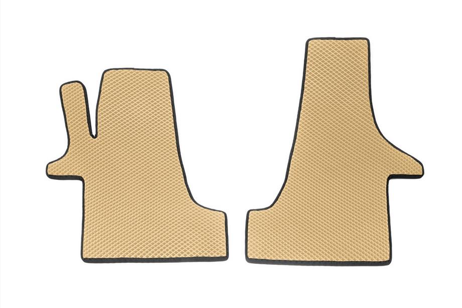 Volkswagen T5 Transporter 2003–2010 EVA automatten (beige, voor, voor 2+1 zitplaatsen) Image