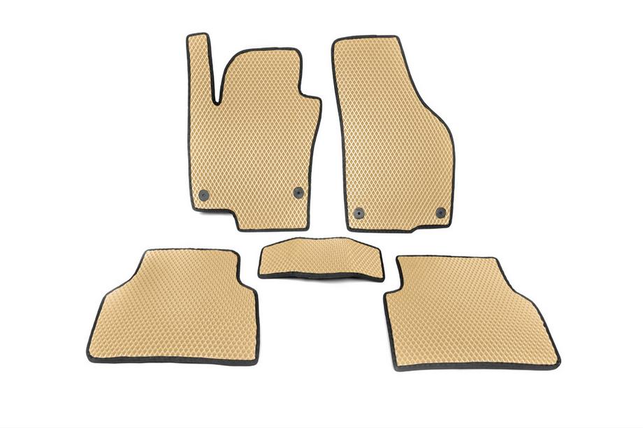Volkswagen Tiguan 2007–2016 EVA automatten (Beige) Image