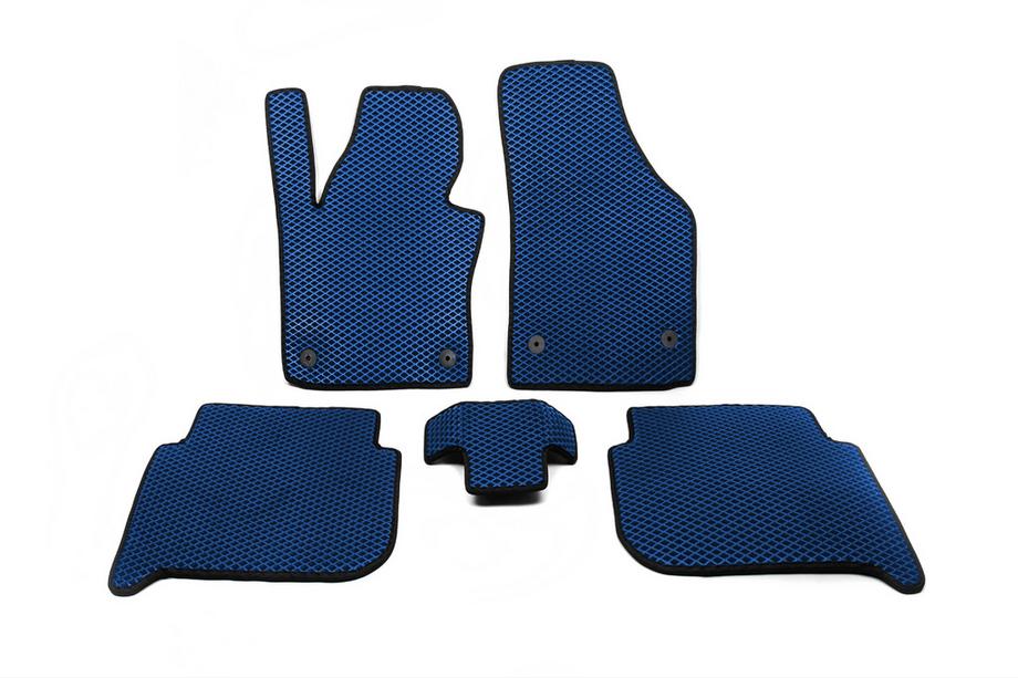 Volkswagen Touran 2003–2010 EVA automatten (Blauw) Image