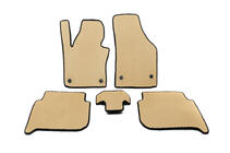 Volkswagen Touran 2010–2015 EVA automatten (Beige) foto 1