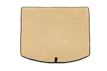 Volkswagen Touran 2010–2015 Kofferbakmat (EVA, 5 zitplaatsen, beige) foto 1