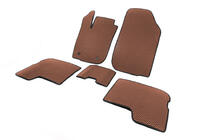 Renault Logan I 2008–2013 EVA automatten (bruin) foto 2