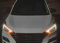 Hyundai Tucson TL 2016–2021 Spiegelkappen BMW-Style (2018-2020, 2 stuks) foto 8