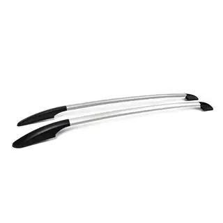 Dakrails voor SW OmsaLine Solid (2 stuks, grijs) Renault Clio IV 2012–2019 foto 1