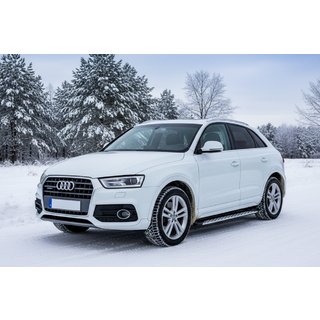Side steps Shining V1 (2 st., aluminium) Audi Q3 2011–2019 foto 1