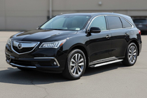 Acura MDX 2013–2020 Side steps Shining V1 (2 st., aluminium) foto 1
