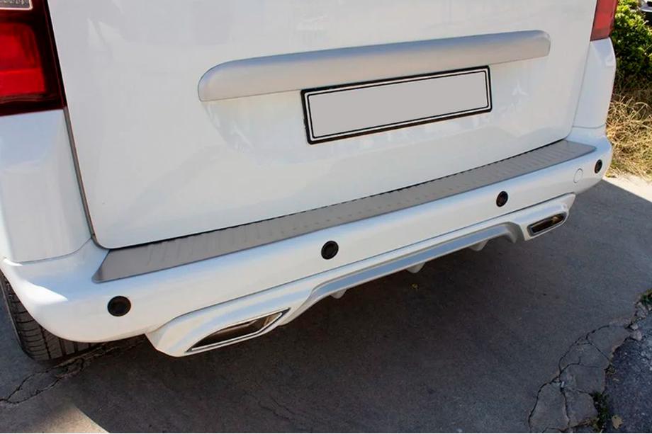Peugeot Partner Tepee 2008–2018 OmsaLine RVS achterbumper beschermlijst Foto 5