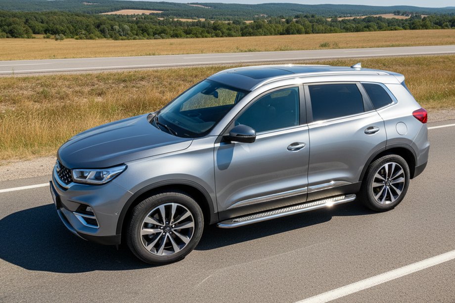 Chery Tiggo 7 2020– Maydos V2 zijtreden (set van 2, aluminium) Foto 1