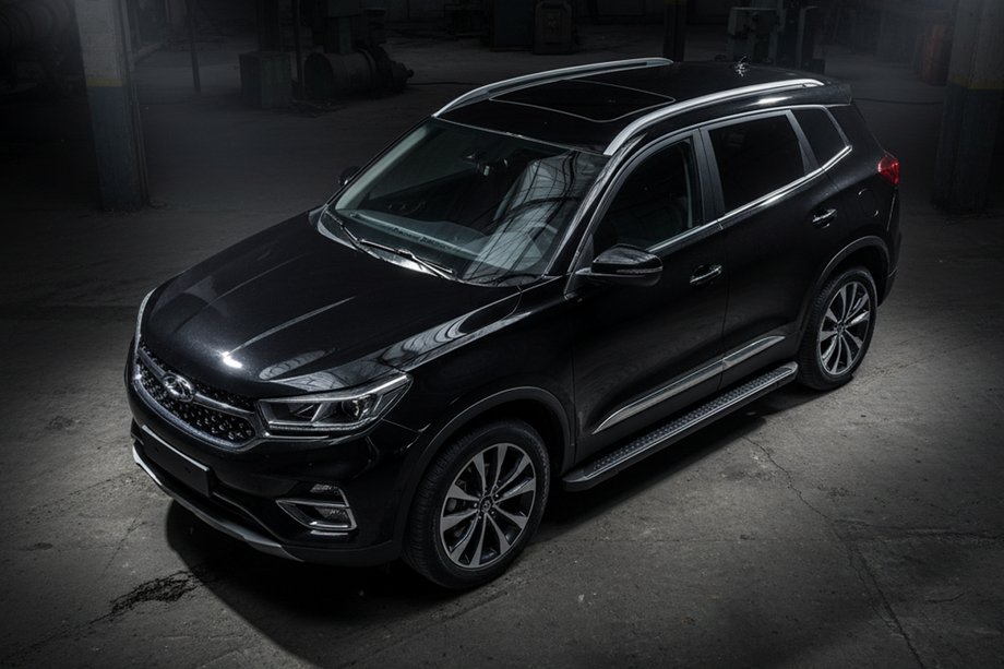 Chery Tiggo 7 2020– Allmond Black zijtreden (2 st., aluminium) Image