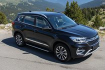 Chery Tiggo 8 2017– Fullmond side steps (2 stuks, aluminium) foto 1