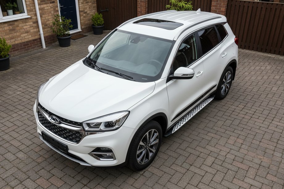 Chery Tiggo 8 2017– Side steps Shining (2 stuks, aluminium) Image
