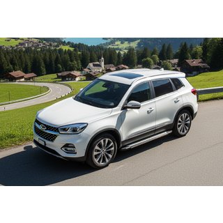Rainbow side steps (2 stuks, aluminium) Chery Tiggo 8 2017– foto 1