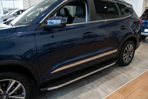Chery Tiggo 8 2017– Blackline side steps (2 st., aluminium) foto 1