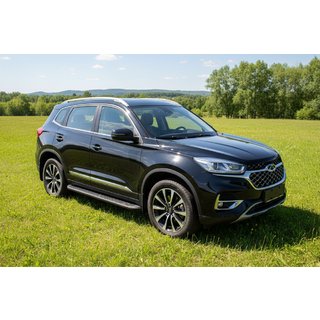 Side steps Tayga Black (2 stuks, aluminium) foto 1