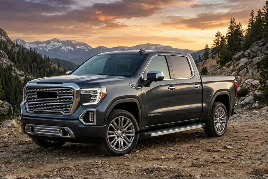 GMS Sierra 2019– Blackline side steps (2 st., aluminium) Image