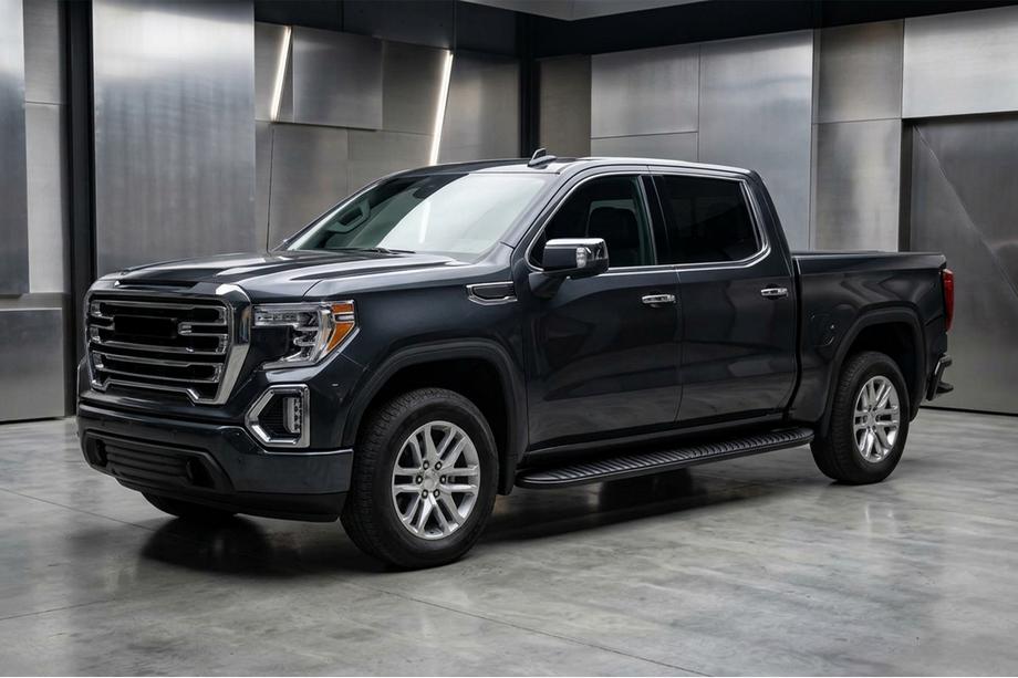 GMS Sierra 2019– Side steps Tayga Black (2 stuks, aluminium) Image