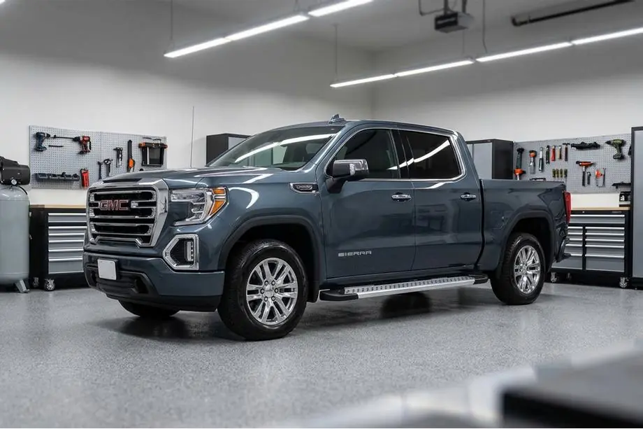GMS Sierra 2019– Side steps New Vision Grey (2 stuks, aluminium) Image