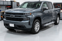 Chevrolet Silverado 2019– Side steps Allmond Grey (2 stuks, aluminium) foto 1