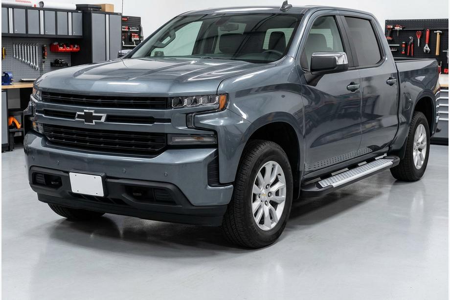 Chevrolet Silverado 2019– Side steps Allmond Grey (2 stuks, aluminium) Image