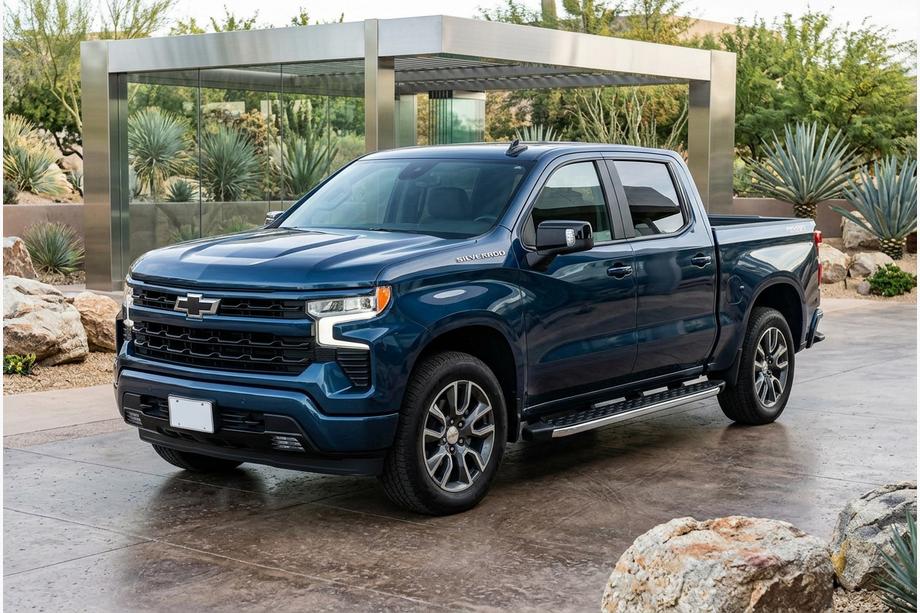 Chevrolet Silverado 2019– Blackline side steps (2 st., aluminium) Image