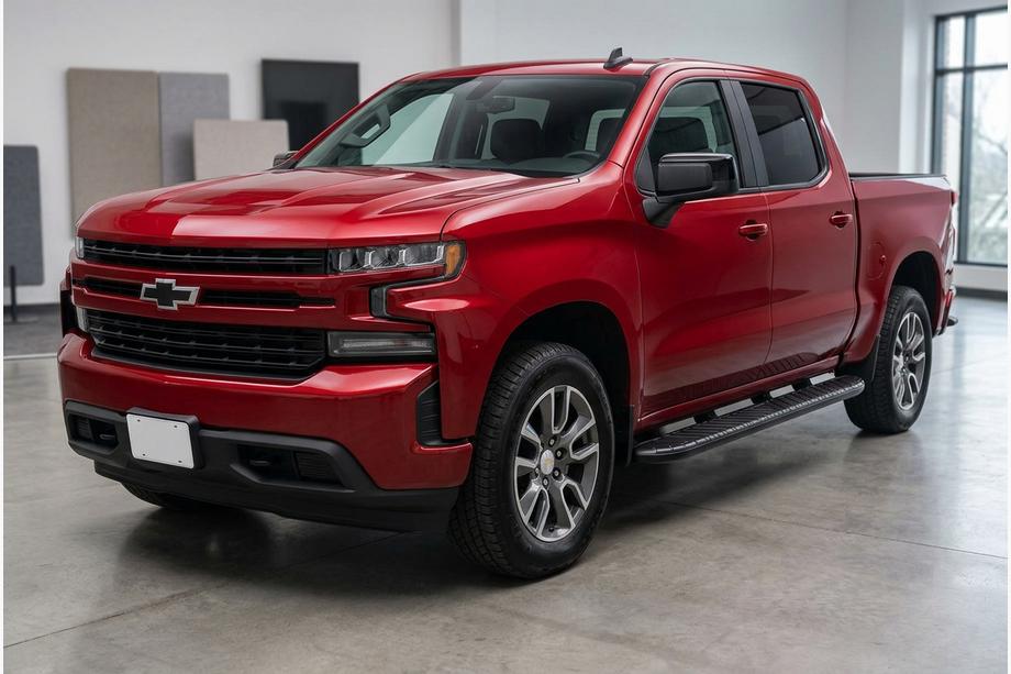 Chevrolet Silverado 2019– Bosphorus Black side steps (2 stuks, aluminium) Image