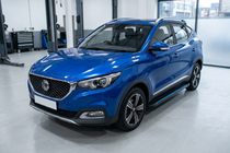 MG ZS 2017–2024 Maya Blue zijtreden (2 stuks, aluminium) foto 1