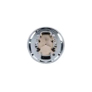 Afdekdop ter vervanging van embleem op motorkap Mercedes (blauw en chroom, 57 mm) foto 3