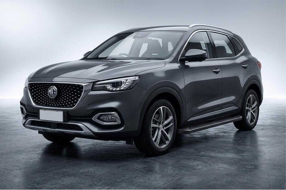 MG HS 2018– Allmond Black side steps (2 st., aluminium) Foto 1