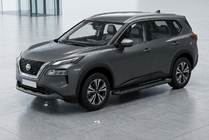 Nissan X-trail T33/Rogue 2022– Allmond Black side steps (2 st., aluminium) foto 1