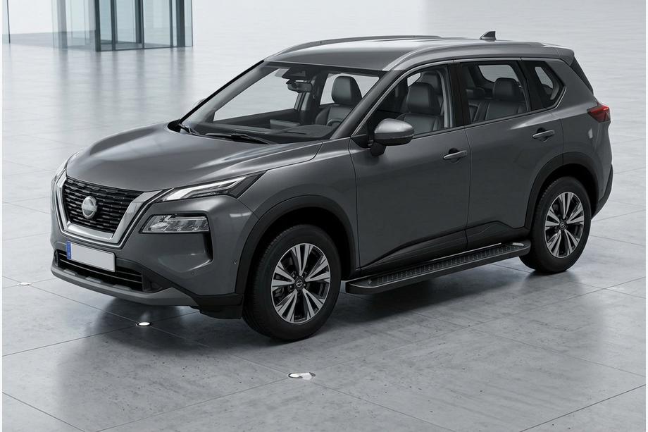 Nissan X-trail T33/Rogue 2022– Allmond Black side steps (2 st., aluminium) Image