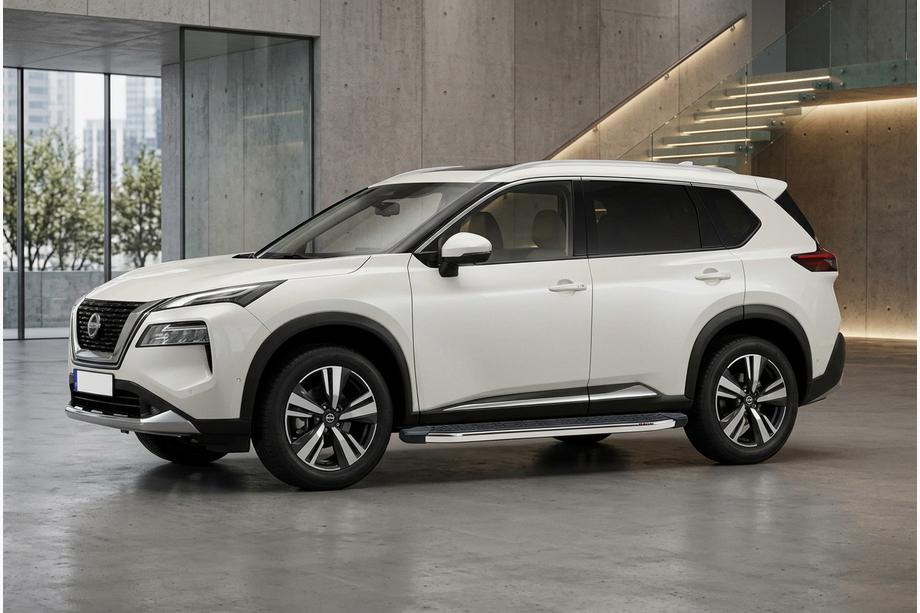 Nissan X-trail T33/Rogue 2022– BlackLine side steps (2 stuks, aluminium) Image