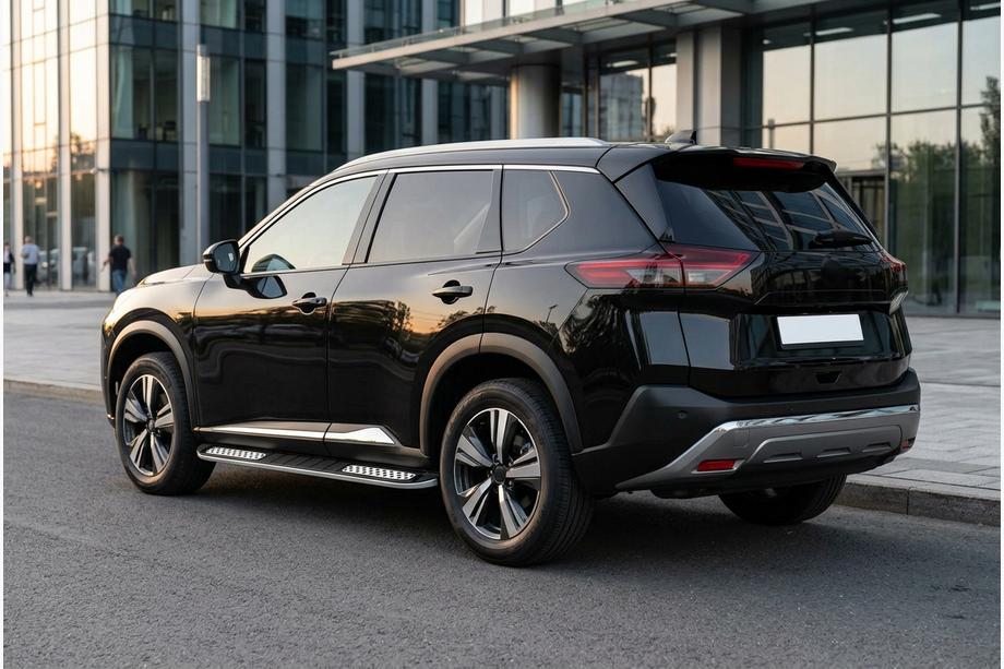 Nissan X-trail T33/Rogue 2022– Side steps Tayga V2 (2 stuks, aluminium) Image