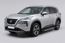 Nissan X-trail T33/Rogue 2022– Bosphore Grey zijtreden (set van 2, aluminium) foto 1