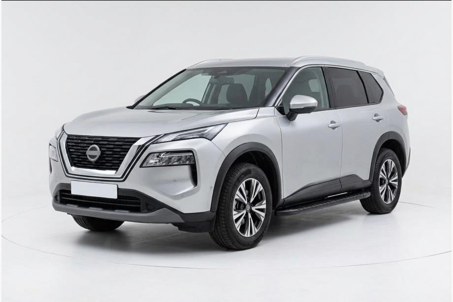Nissan X-trail T33/Rogue 2022– Bosphore Black zijtreden (2 stuks, aluminium) Foto 1
