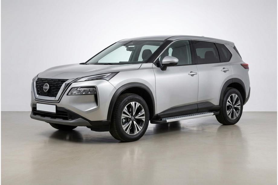 Nissan X-trail T33/Rogue 2022– Zijdrempels Vision New Grey (set van 2, aluminium) Image