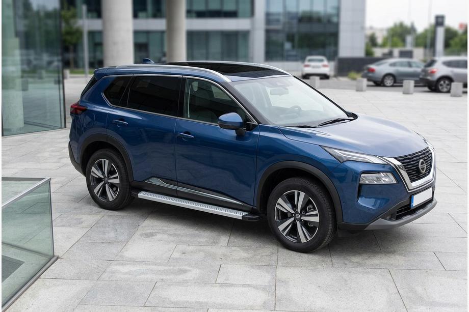 Nissan X-trail T33/Rogue 2022– Maya V2 zijtreden (2 st., aluminium) Foto 1