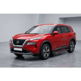 Side steps Maya Red (2 stuks, aluminium) Nissan X-trail T33/Rogue 2022– foto 1