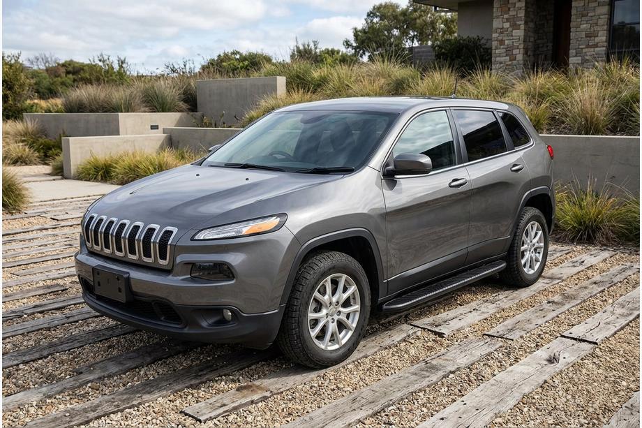 Jeep Cherokee KL 2013– Bosphore Black zijtreden (2 stuks, aluminium) Foto 1
