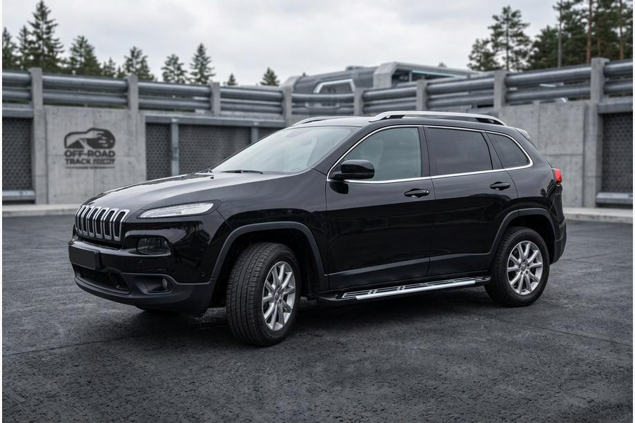 Jeep Cherokee KL 2013– Sunrise side steps (set van 2, aluminium) Image