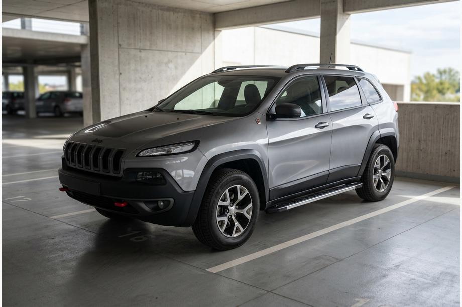 Jeep Cherokee KL 2013– Zijtreden RedLine V1 (2 stuks, aluminium) Foto 1